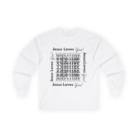 Jesus Loves You Long Sleeve Tee — Modern Faith Graphic