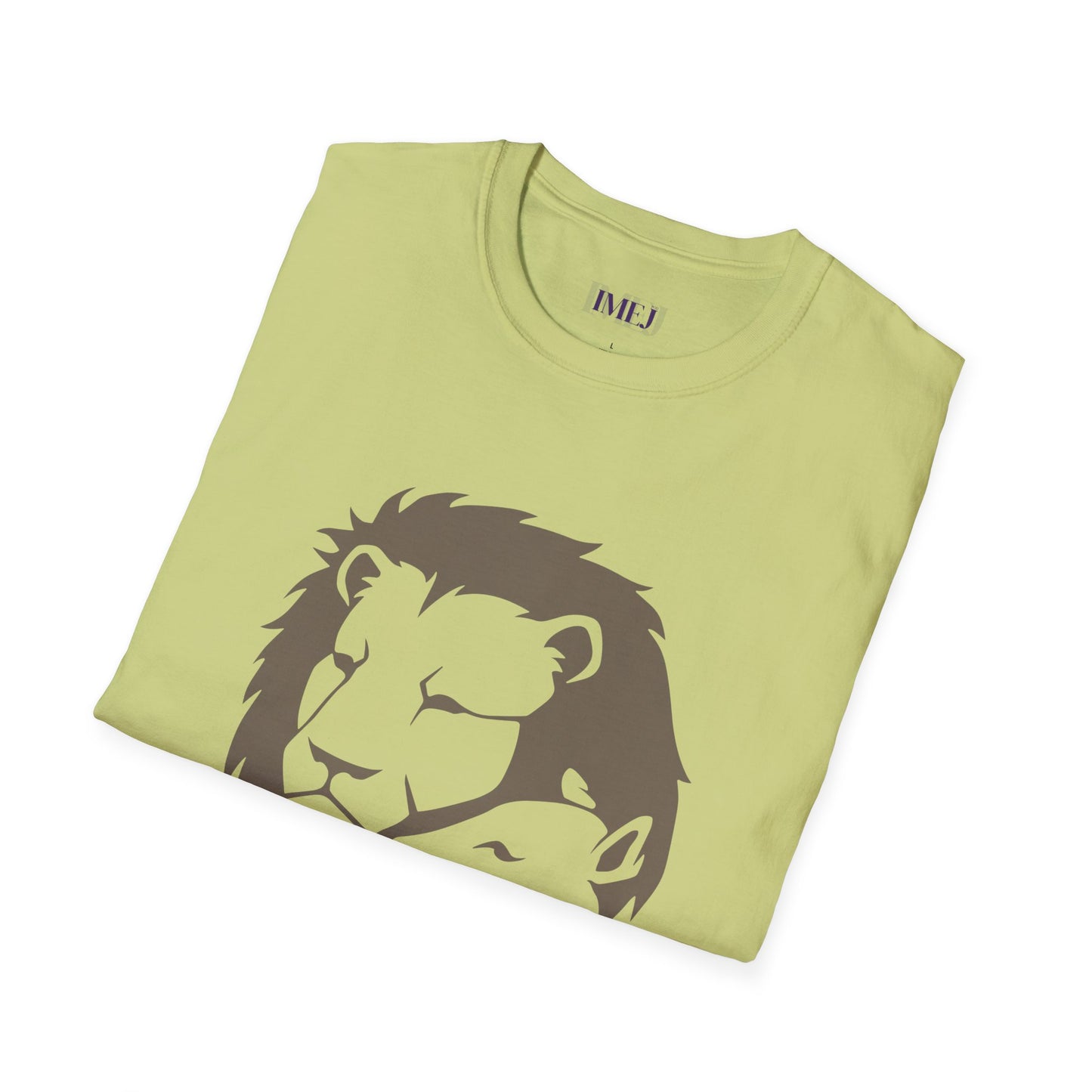 Lion and the Lamb. Unisex Softstyle T-Shirt - Christian Message Tee