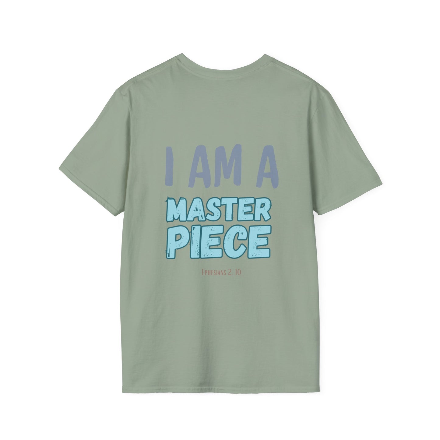 I Am A Masterpiece Unisex Softstyle T-Shirt - Inspirational Quote Tee