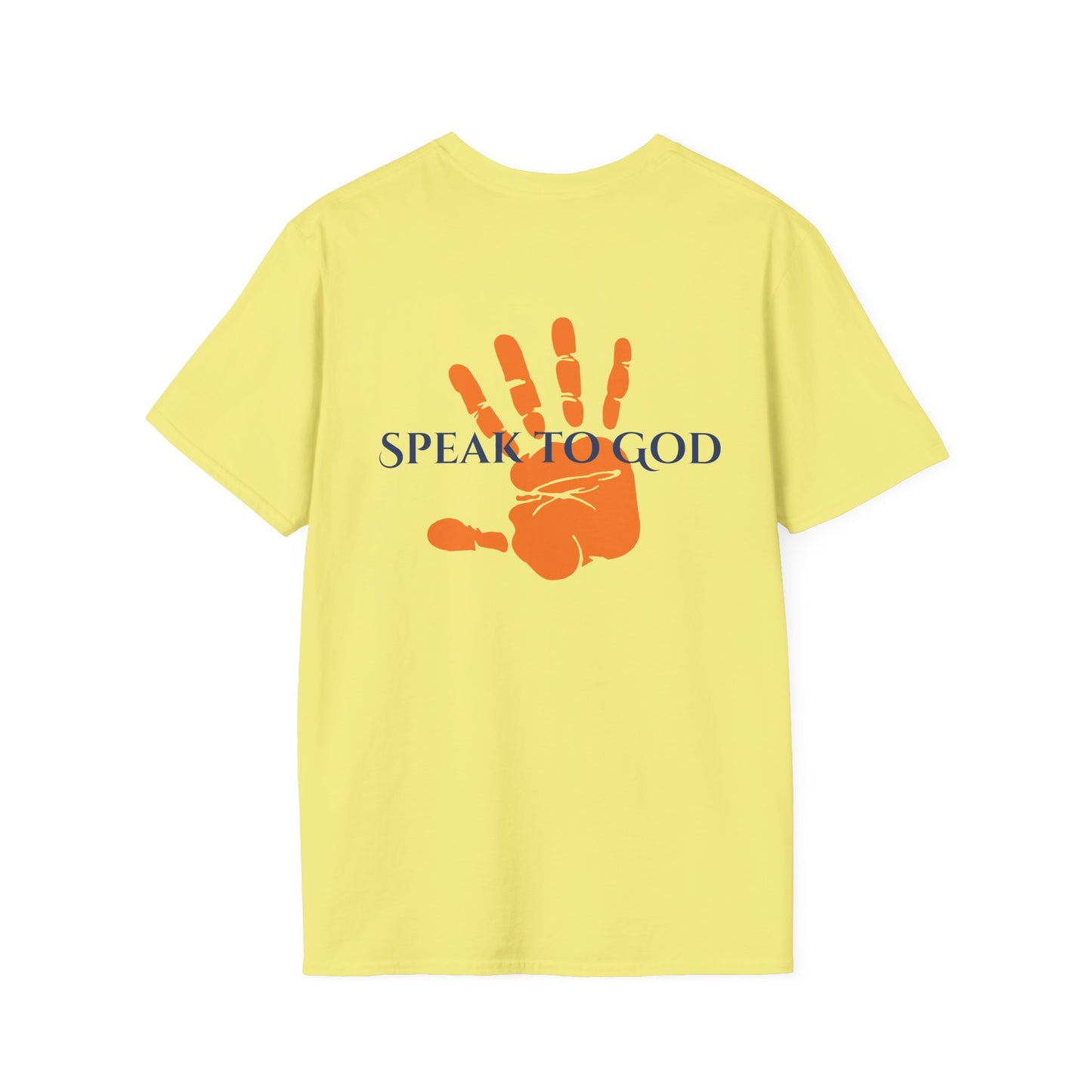 Lion and the Lamb. Unisex Softstyle T-Shirt - Christian Message Tee
